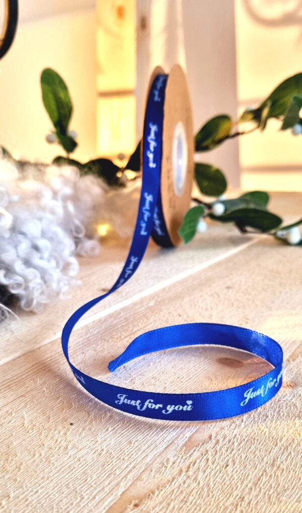 Tygband satin "Just for you"